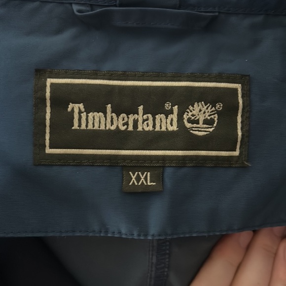 Used Timberland Windbreaker Quarter Zip Size XXL - Picture 3 of 5